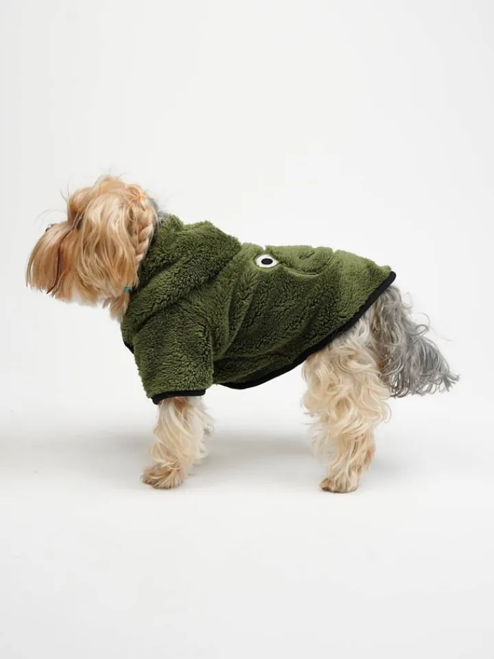 Paws&Whiskers Hunde<Hundehoodie in Khaki