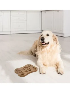 relaxdays Hunde<Hunde-Intelligenzspielzeug in Natur