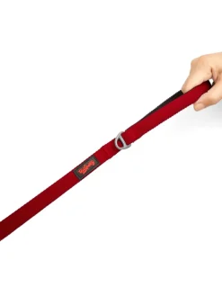 Paws&Whiskers Hunde<Hundeleine ''Match Middle'' in Rot - (L)130 cm