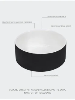 Paikka Hunde<Hundeschüssel "Cool Bowl" in Schwarz - Ø15,4 cm