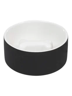 Paikka Hunde<Hundeschüssel "Slow Feed" in Schwarz - Ø15,4 cm