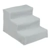 relaxdays Hunde<Hundetreppe in Grau - (B)35x (H)30 x (T)45 cm