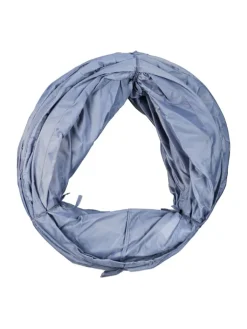 relaxdays Hunde<Hundetunnel in Grau - (B)200 x Ø 40 cm