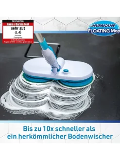 Hurricane Putz- & Waschutensilien<Akku Wischer Floating Mop in Blau