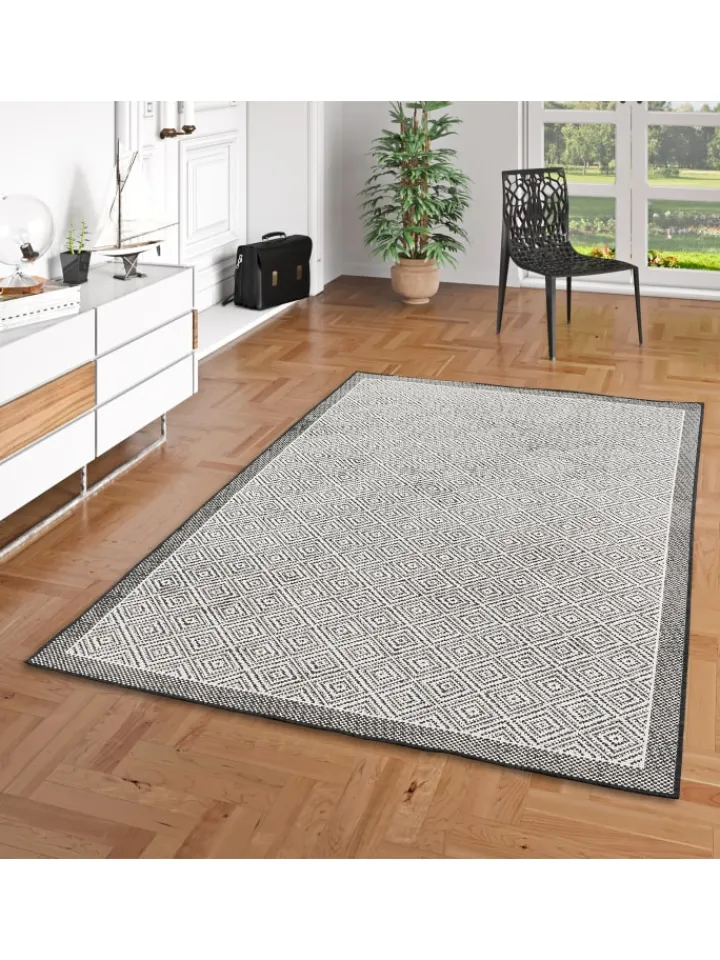 Pergamon Outdoorteppiche<In & Outdoor Teppich Hampton Meliert in Zwart