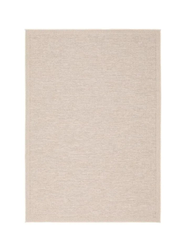 Pergamon Outdoorteppiche<In & Outdoor Teppich Flachgewebe Ottawa Bordüre in Beige