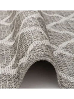 Pergamon Outdoorteppiche<In & Outdoor Teppich Flachgewebe Valencia Modern in Grijs