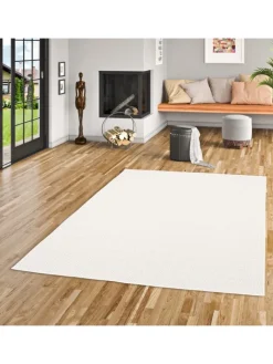 Pergamon Outdoorteppiche<In & Outdoor Teppich Flachgewebe Valencia Mix in Creme