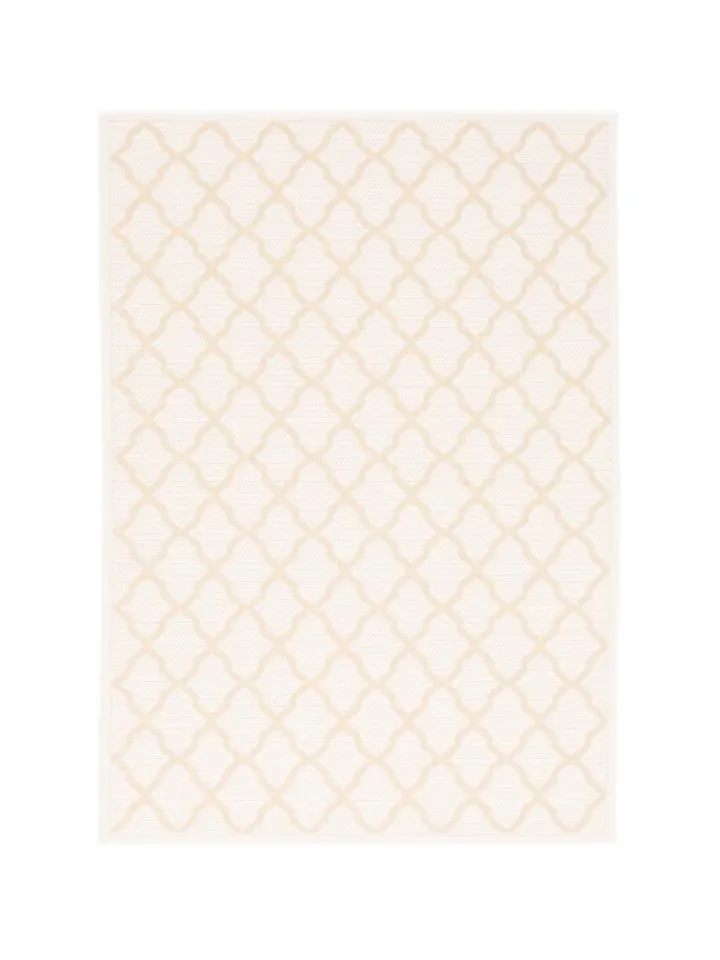 Pergamon Outdoorteppiche<In & Outdoor Teppich Flachgewebe Valencia Modern in Creme