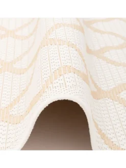 Pergamon Outdoorteppiche<In & Outdoor Teppich Flachgewebe Valencia Modern in Creme