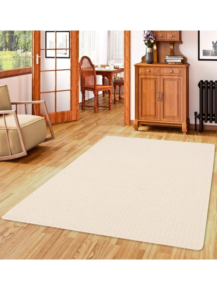 Snapstyle Outdoorteppiche<In & Outdoor Teppich Flachgewebe Oslo Karo Modern in Honig