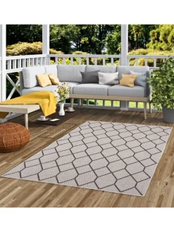 Pergamon Outdoorteppiche<In & Outdoor Teppich Marbella Modern in Grijs