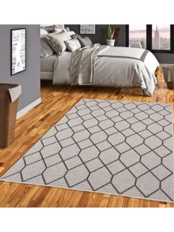 Pergamon Outdoorteppiche<In & Outdoor Teppich Marbella Modern in Grijs