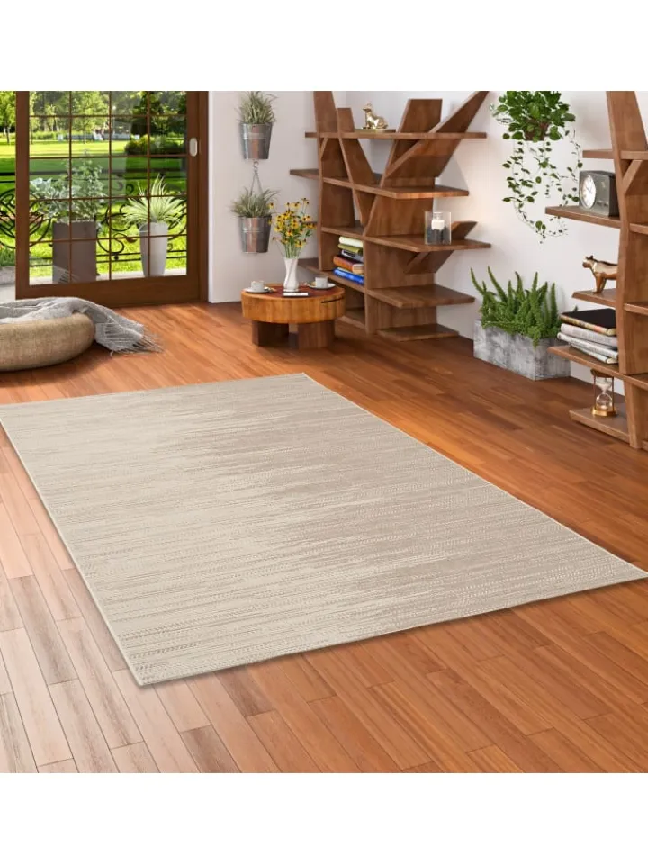 Pergamon Outdoorteppiche<In & Outdoor Teppich Natur Panama Verlauf in Grijs