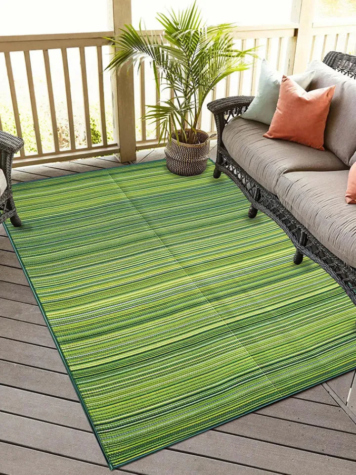 Conceptum Hypnose Outdoorteppiche<In- & Outdoor-Teppich ''Hasır 009'' in Grün