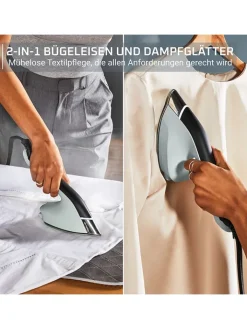 Tefal Bügeleisen|Klima & Haushalt<2-in-1 Dampfbügeleisen JF4031E0 "Duo Power" in Mint/ Grau