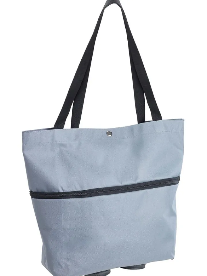 Wenko Einkaufstaschen & -Trolleys<2in1 Einkaufstrolley in Hellblau - (B)32 x (H)50 x (T)15 cm