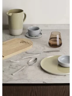 Blomus Aufbewahren & Servieren<2in1: Servierbrett "Zen" in Beige - (L)32 x (B)17 cm