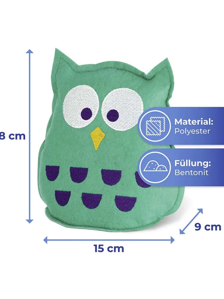 Wenko Tür- & Zugluftstopper<2in1 Türstopper und Raumluftentfeuchter in Grün - (B)15 x (H)18 x (T)9 cm