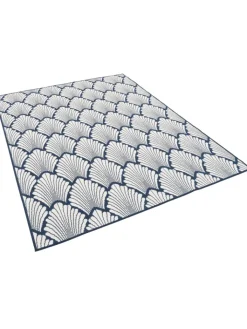Pergamon Outdoorteppiche<In- und Outdoor Teppich Beidseitig Cape Cod Modern in Blau