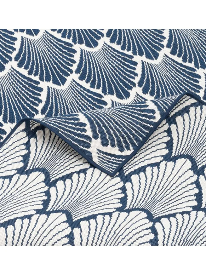 Pergamon Outdoorteppiche<In- und Outdoor Teppich Beidseitig Cape Cod Modern in Blau