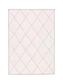 Pergamon Outdoorteppiche<In- und Outdoor Teppich Beidseitig Newport Rauten in Grijs