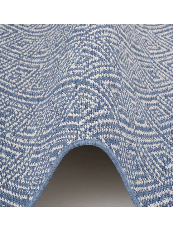 Snapstyle Outdoorteppiche<In- und Outdoor Teppich Beidseitig Newport Modern in Blau