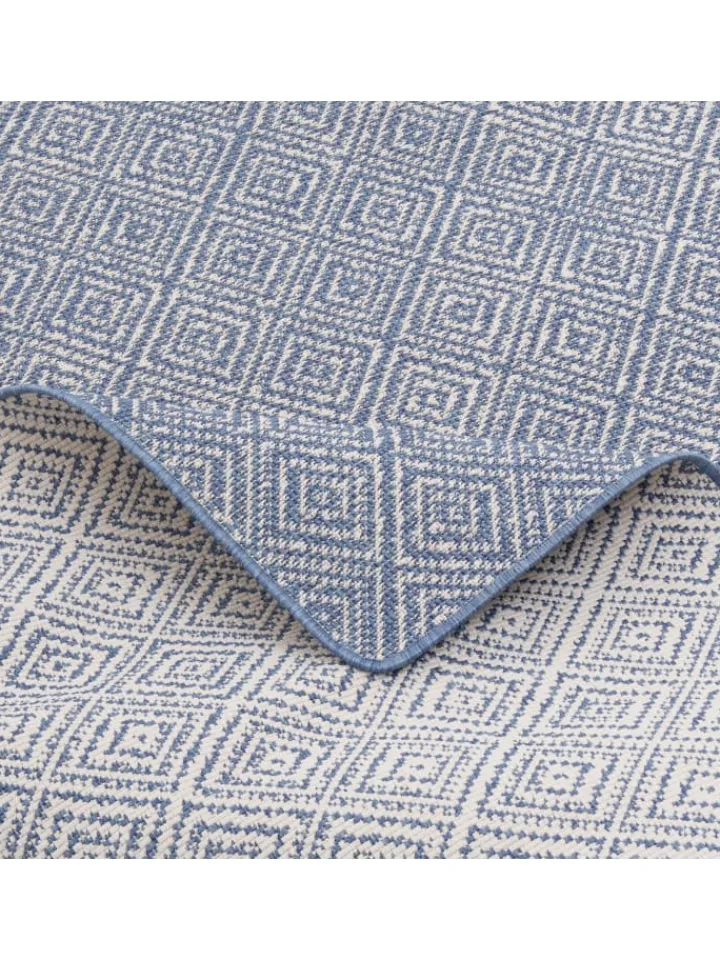 Snapstyle Outdoorteppiche<In- und Outdoor Teppich Beidseitig Newport Modern in Blau
