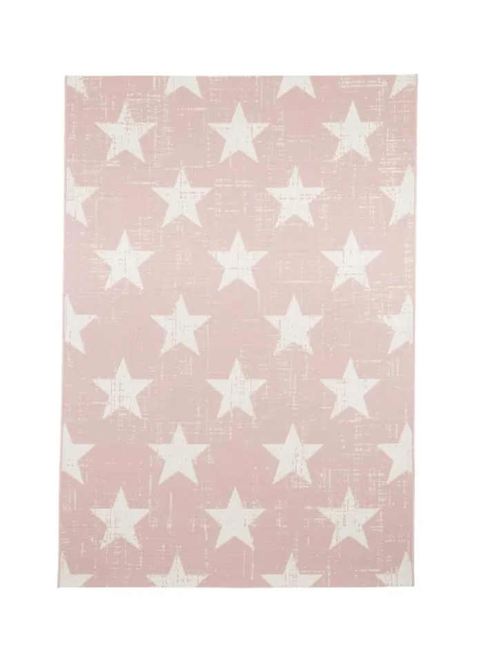 Pergamon Outdoorteppiche<In- und Outdoor Teppich Carpetto Sterne in Rosa