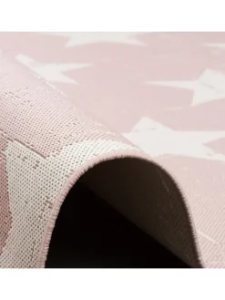 Pergamon Outdoorteppiche<In- und Outdoor Teppich Carpetto Sterne in Rosa