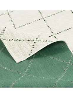 Pergamon Outdoorteppiche<In- und Outdoor Teppich Carpetto Rauten in Creme