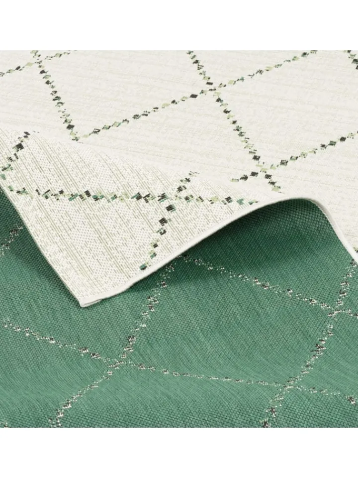 Pergamon Outdoorteppiche<In- und Outdoor Teppich Carpetto Rauten in Creme