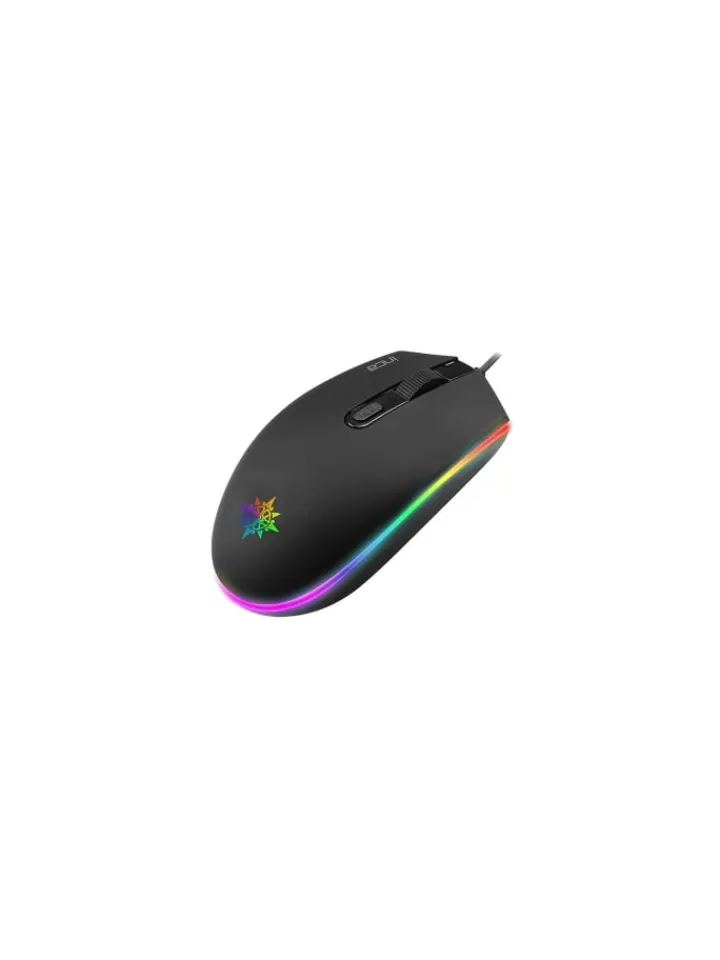 Inca Tablets, Konsolen & Elektronisches Spielzeug<IMG-GT13 PRO Optisch Gaming Maus Mouse 1200 DPI RGB-Logo-Effekt in Schwarz