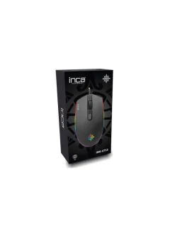Inca Tablets, Konsolen & Elektronisches Spielzeug<IMG-GT13 PRO Optisch Gaming Maus Mouse 1200 DPI RGB-Logo-Effekt in Schwarz