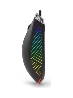 Inca Tablets, Konsolen & Elektronisches Spielzeug<IMG-GT17 PRO Optisch Gaming Maus 6400 DPI RGB-Logo in schwarz