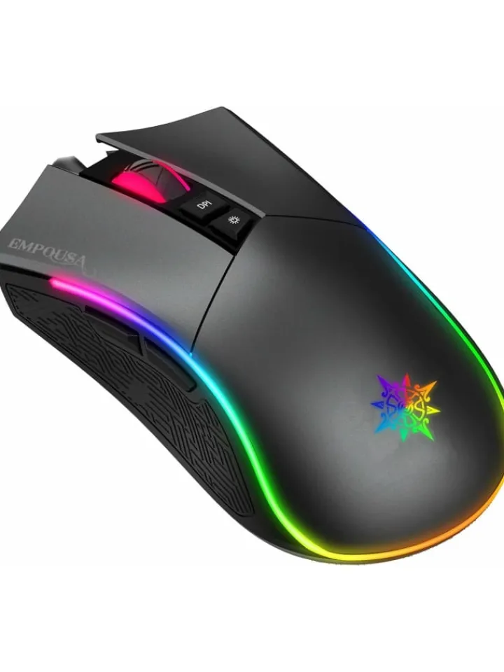 Inca Tablets, Konsolen & Elektronisches Spielzeug<IMG-GT19 RGB 7D Makro-Tasten Profiosonelle Gaming-Maus schwarz in schwarz