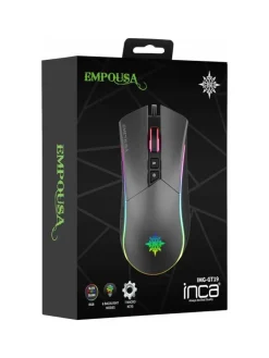 Inca Tablets, Konsolen & Elektronisches Spielzeug<IMG-GT19 RGB 7D Makro-Tasten Profiosonelle Gaming-Maus schwarz in schwarz