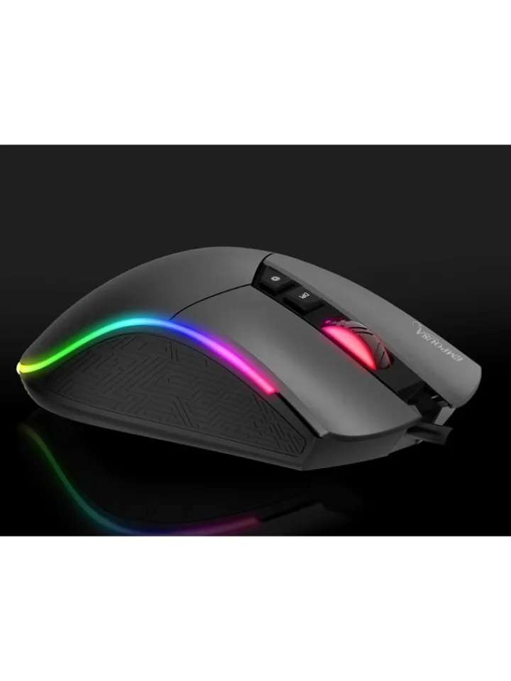 Inca Tablets, Konsolen & Elektronisches Spielzeug<IMG-GT19 RGB 7D Makro-Tasten Profiosonelle Gaming-Maus schwarz in schwarz