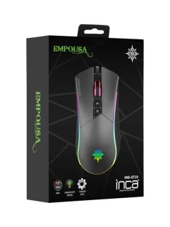 Inca Tablets, Konsolen & Elektronisches Spielzeug<IMG-GT19 RGB 7D Makro-Tasten Profiosonelle Gaming-Maus schwarz in schwarz