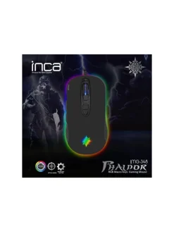 Inca Tablets, Konsolen & Elektronisches Spielzeug<PHALDOR RGB Makro Tastem Professional Gaming Maus schwarz in schwarz