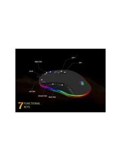 Inca Tablets, Konsolen & Elektronisches Spielzeug<PHALDOR RGB Makro Tastem Professional Gaming Maus schwarz in schwarz