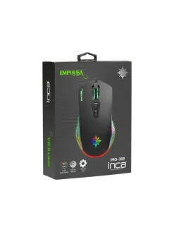 Inca Tablets, Konsolen & Elektronisches Spielzeug<-IMG-309 Empouse RGB Licht Makro Tasten Professional Gaming Maus in schwarz