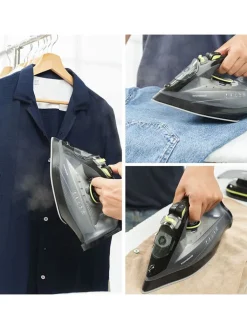 InnovaGoods Bügeleisen|Klima & Haushalt<2in1-Dampfbügeleisen in Schwarz