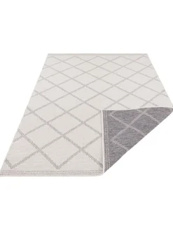 NORTHRUGS Outdoorteppiche<Indoor-/ Outdoor-Teppich "Corsica" in Grau/ Creme