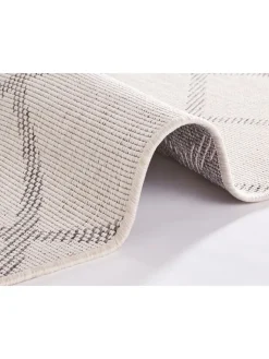 NORTHRUGS Outdoorteppiche<Indoor-/ Outdoor-Teppich "Corsica" in Grau/ Creme