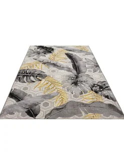 Hanse Home Outdoorteppiche<Indoor-/ Outdoor-Teppich "Flair" in Grau/ Gold