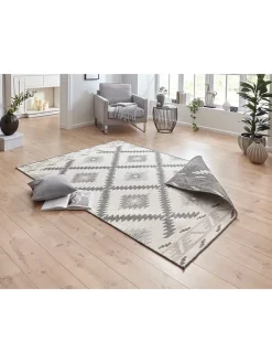 Hanse Home Outdoorteppiche<Indoor-/ Outdoor-Teppich "Malibu" in Grau/ Creme