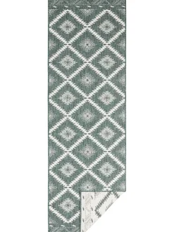 NORTHRUGS Teppiche & Fußmatten<Indoor-/ Outdoor-Teppich "Malibu" in Grün/ Creme