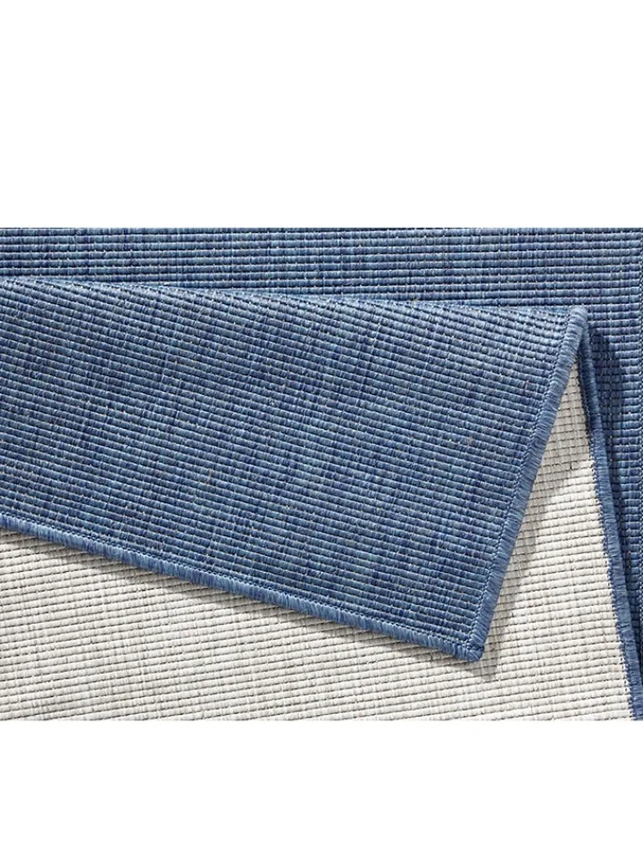 NORTHRUGS Outdoorteppiche<Indoor-/ Outdoor-Teppich "Miami" in Blau/ Creme