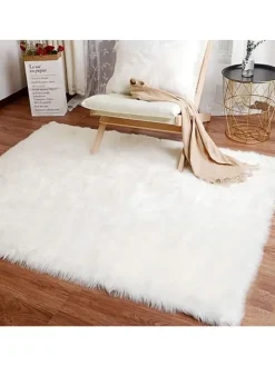 ABERTO DESIGN Teppiche & Fußmatten<Indoor-Teppich in Weiß